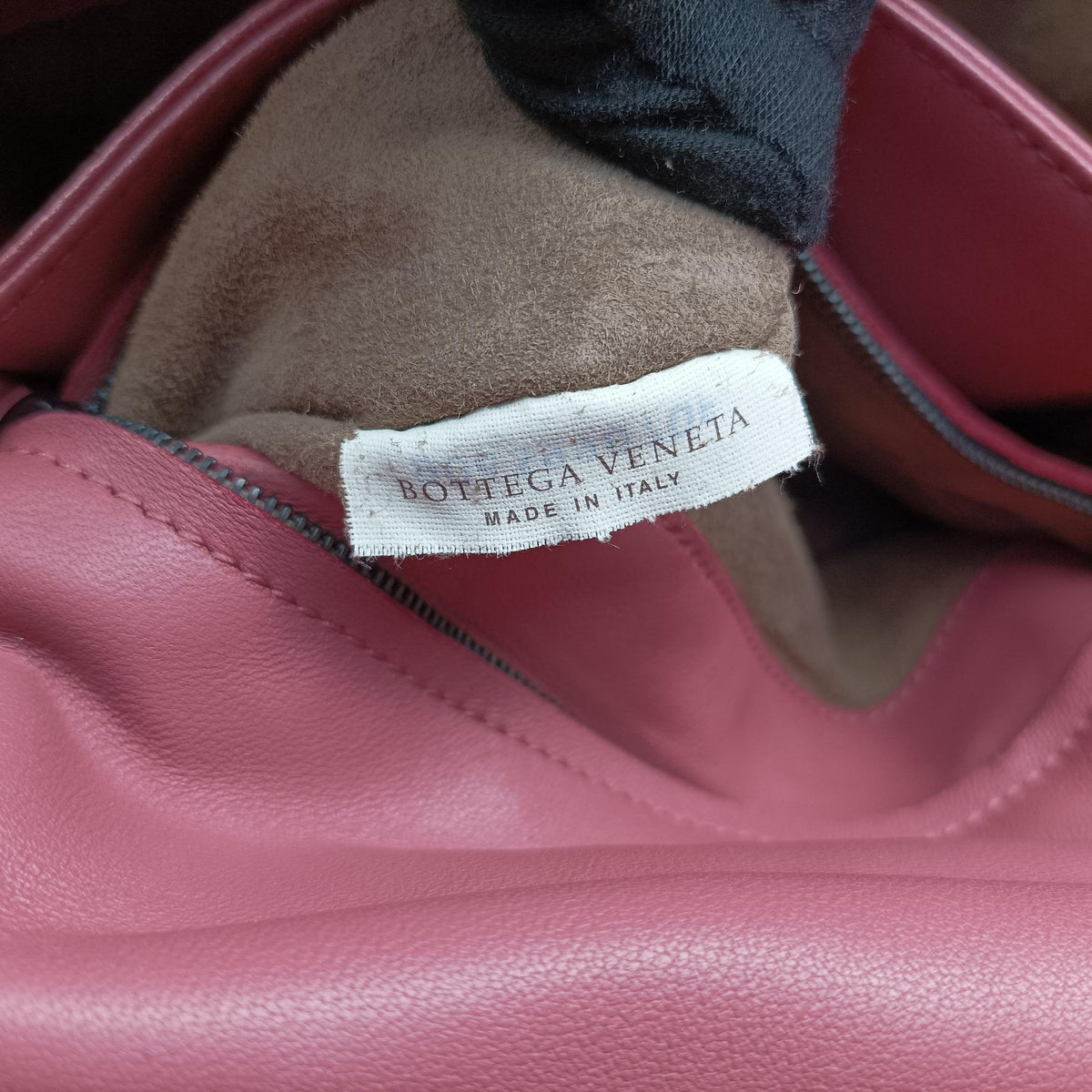 Pre-owned Bottega Veneta Intrecciato Olimpia Pink lambskin  shoulderbag | stylenewstar