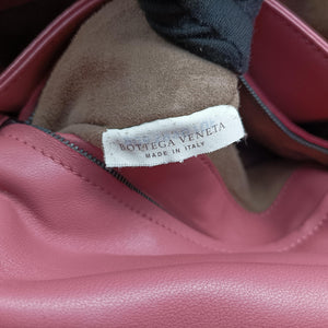 Pre-owned Bottega Veneta Intrecciato Olimpia Pink lambskin  shoulderbag | stylenewstar