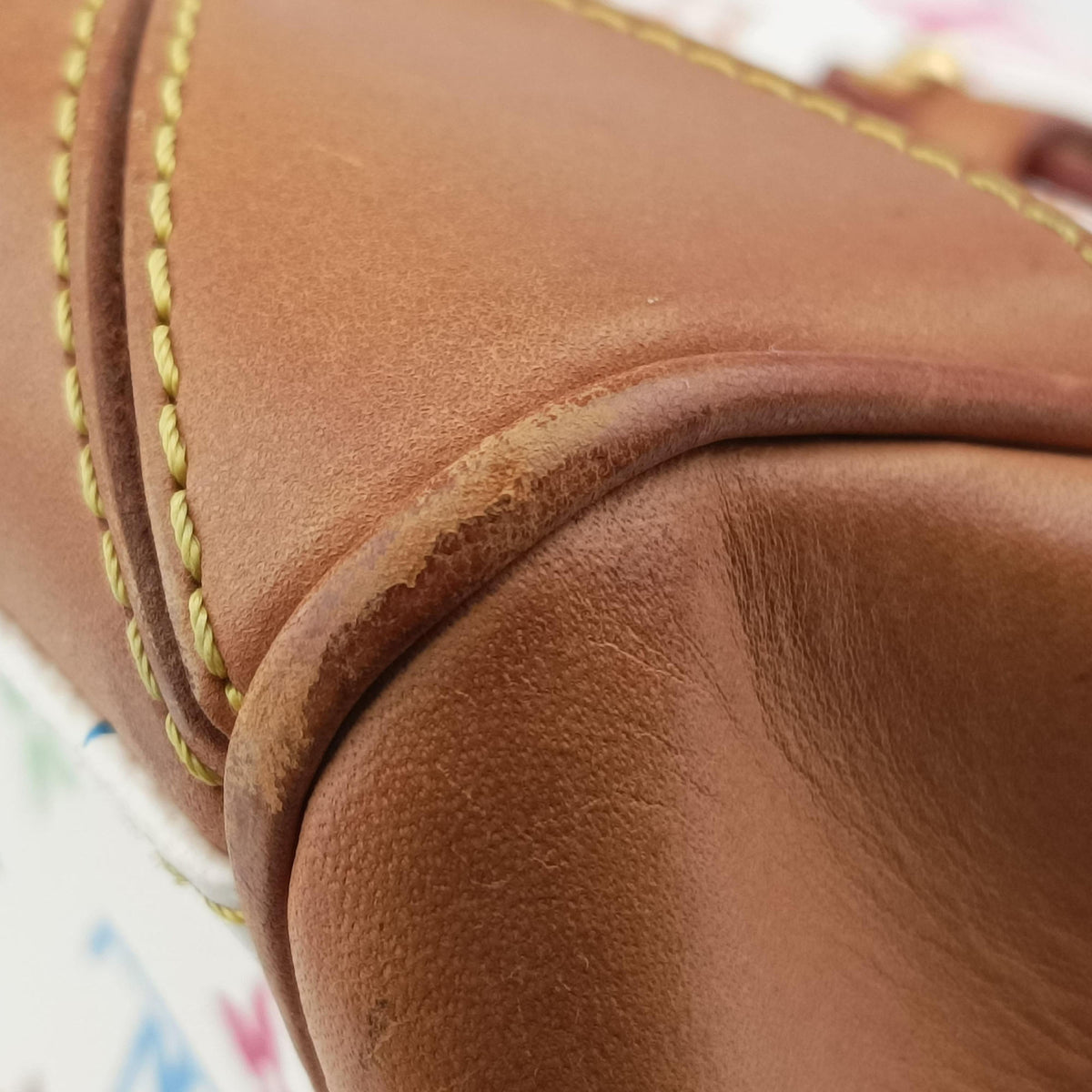 Secondhand Louis Vuitton CLAUDIA white Monogram Multicolor M40193 handbag | stylenewstar