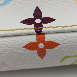 Secondhand Louis Vuitton CLAUDIA white Monogram Multicolor M40193 handbag | stylenewstar