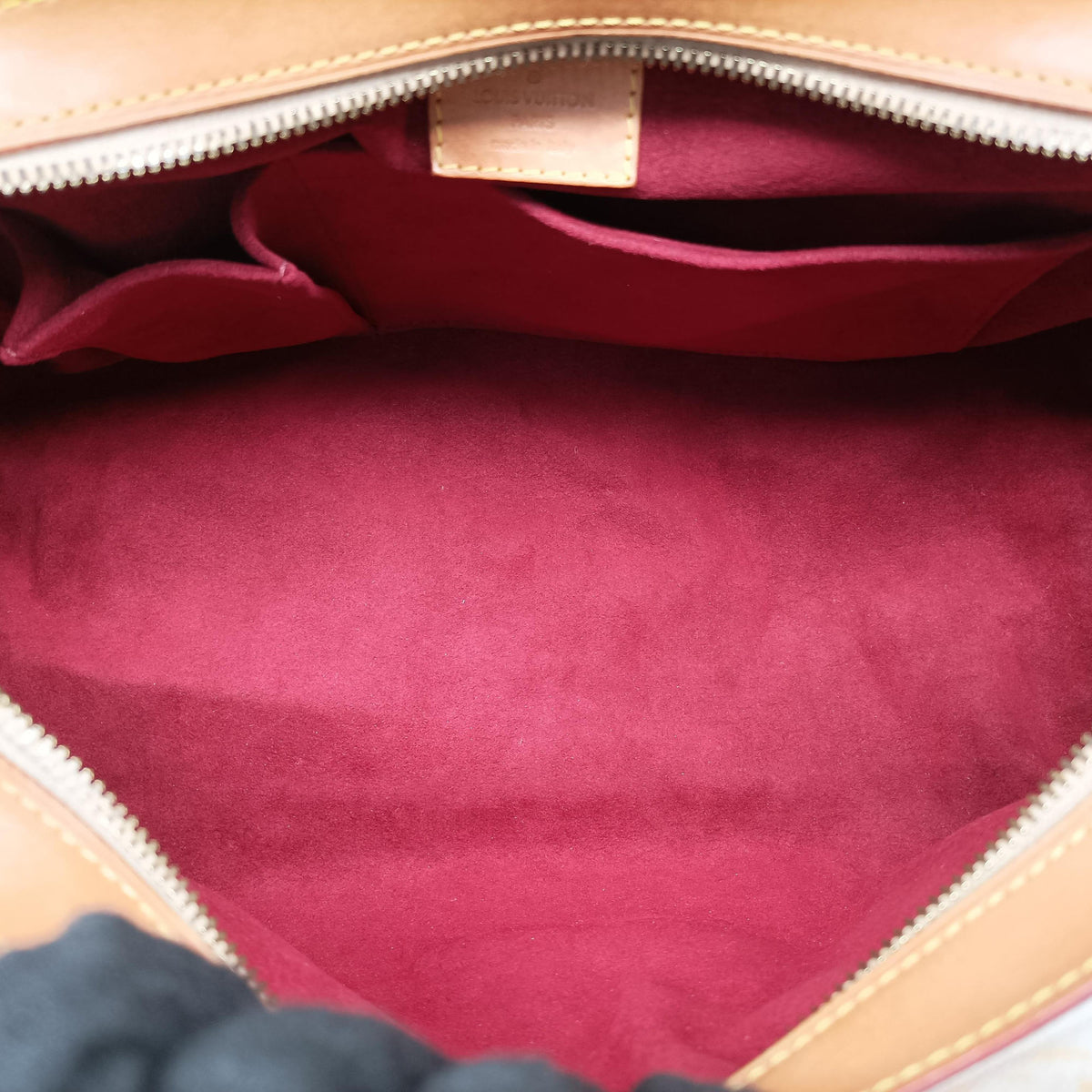 Secondhand Louis Vuitton CLAUDIA white Monogram Multicolor M40193 handbag | stylenewstar