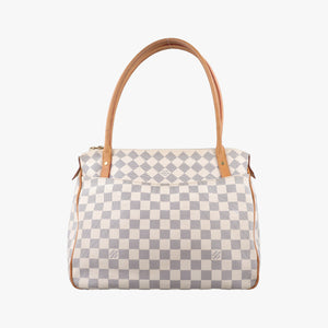 Pre-owned Louis Vuitton Figheri PM Azur Damier Canvas N41176 shoulderbag | stylenewstar