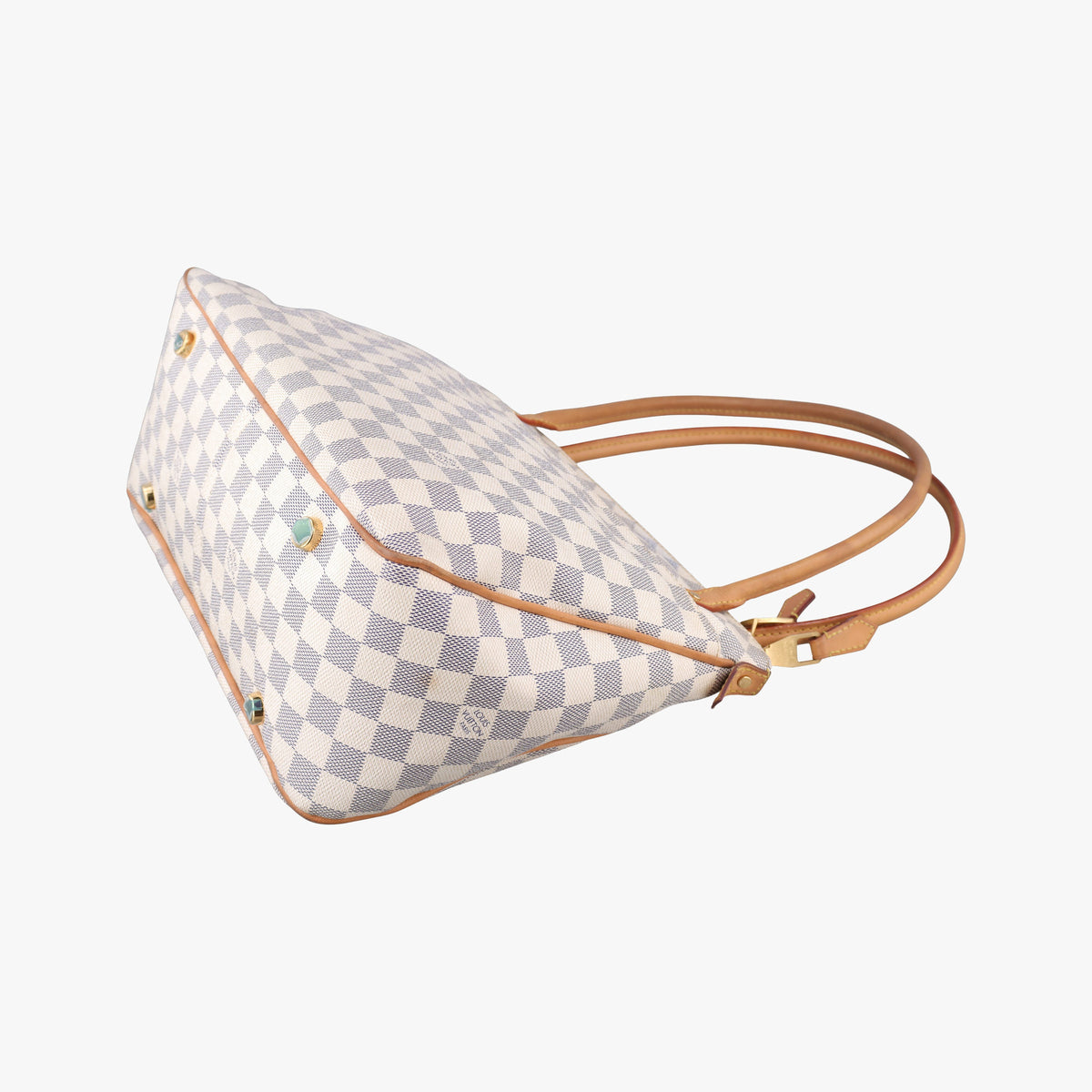 Pre-owned Louis Vuitton Figheri PM Azur Damier Canvas N41176 shoulderbag | stylenewstar