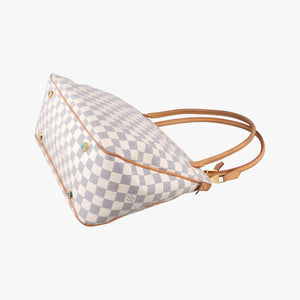 Pre-owned Louis Vuitton Figheri PM Azur Damier Canvas N41176 shoulderbag | stylenewstar