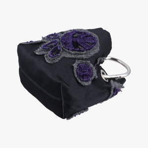 Pre-owned Prada Ring Bag Black silk  handbag | stylenewstar