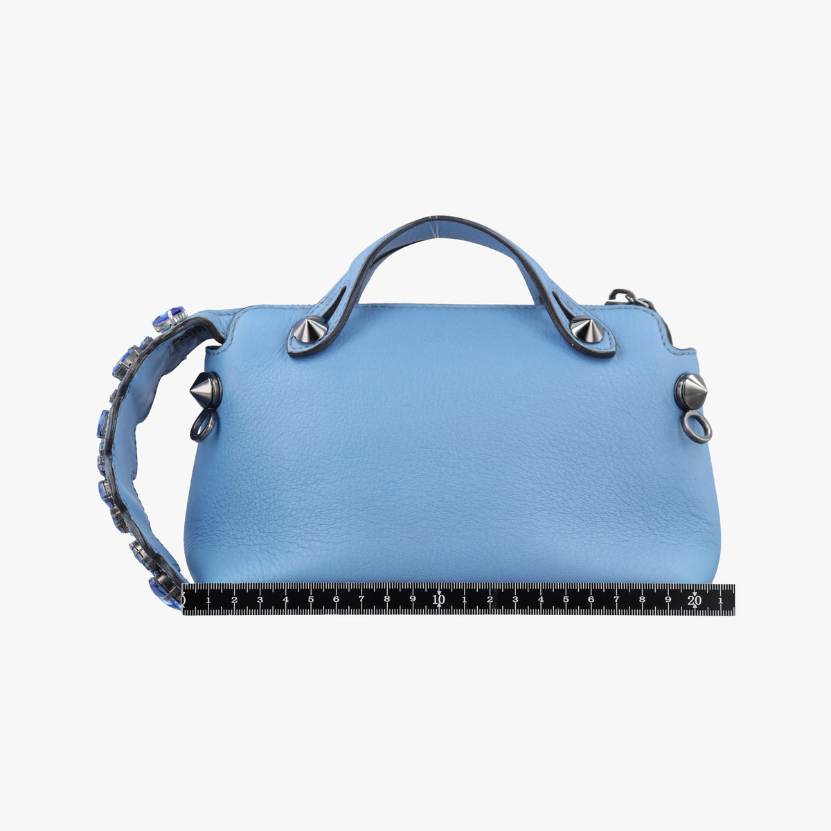 Secondhand Fendi By the Way Blue Leather 8BL133 shoulderbag | stylenewstar