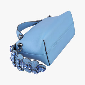 Secondhand Fendi By the Way Blue Leather 8BL133 shoulderbag | stylenewstar