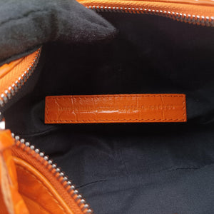 Vintage Balenciaga Le Cagole Orange lambskin  shoulderbag | stylenewstar