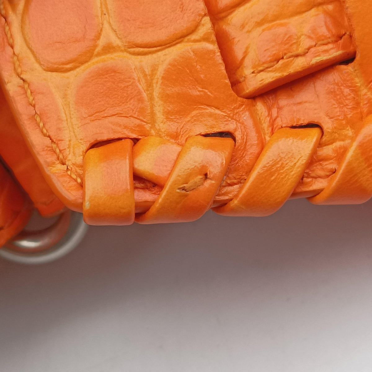 Vintage Balenciaga Le Cagole Orange lambskin  shoulderbag | stylenewstar