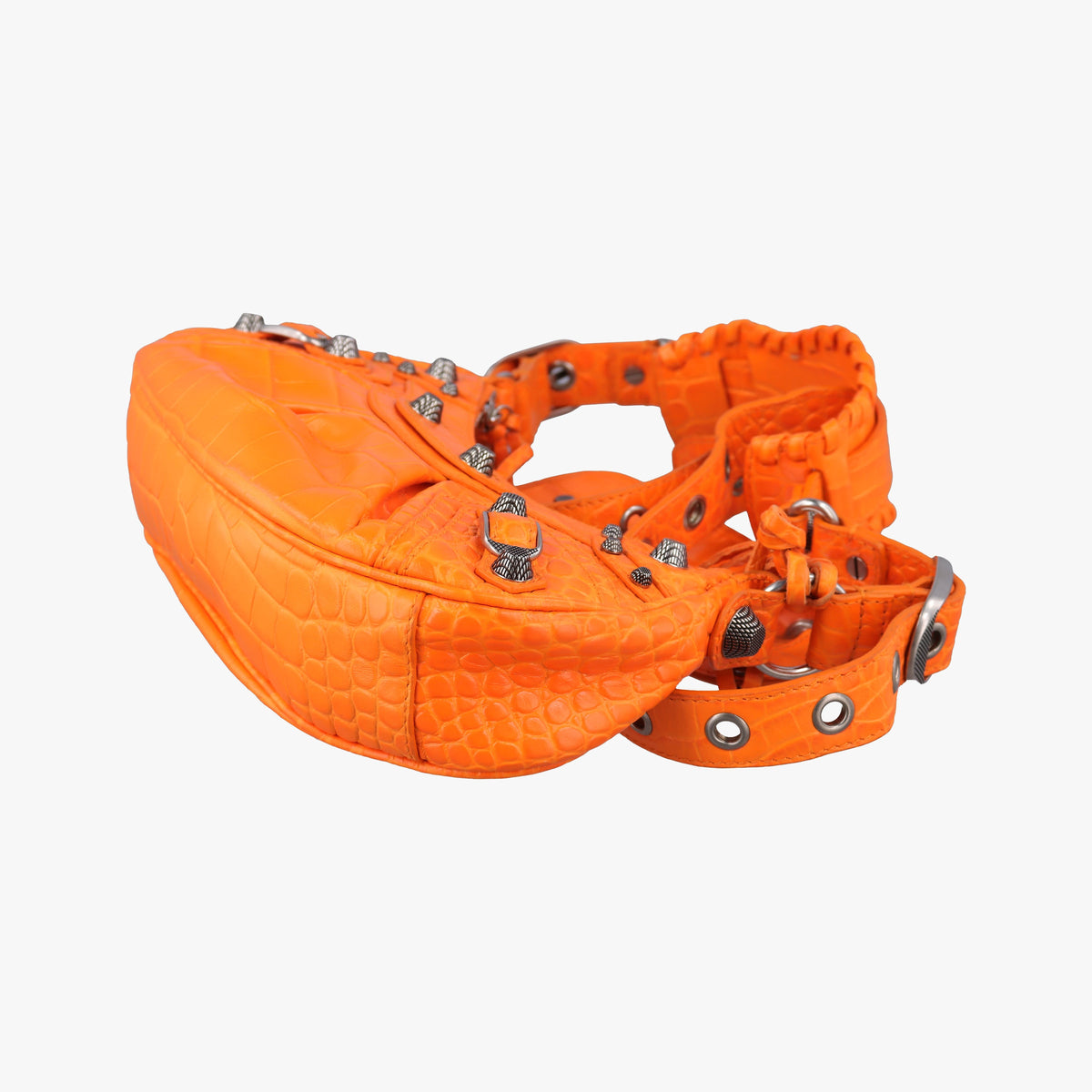 Vintage Balenciaga Le Cagole Orange lambskin  shoulderbag | stylenewstar
