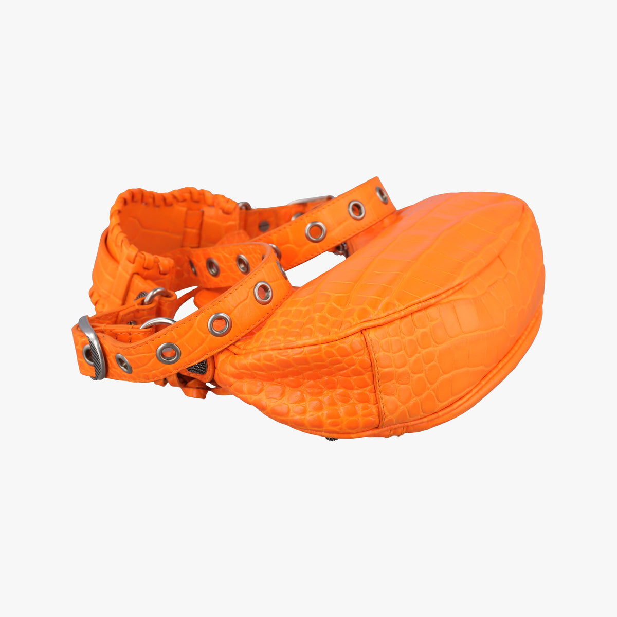 Vintage Balenciaga Le Cagole Orange lambskin  shoulderbag | stylenewstar