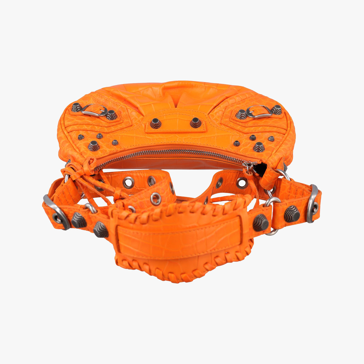 Vintage Balenciaga Le Cagole Orange lambskin  shoulderbag | stylenewstar