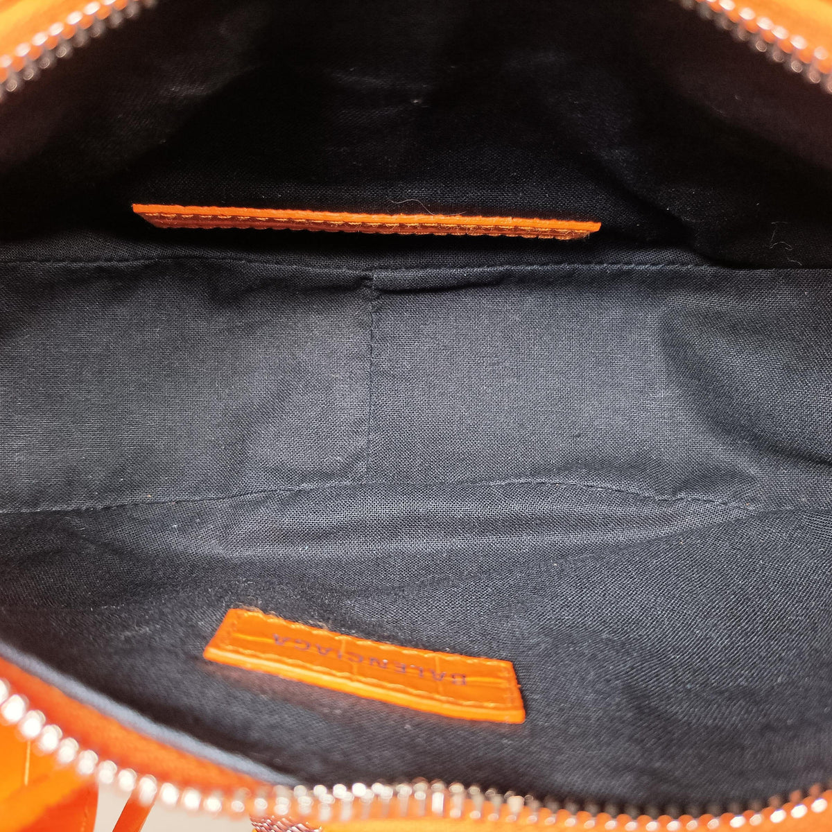 Vintage Balenciaga Le Cagole Orange lambskin  shoulderbag | stylenewstar