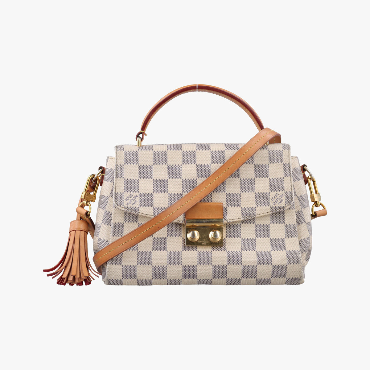 Vintage Louis Vuitton CROISETTE Azur Damier Canvas N41581 shoulderbag | stylenewstar