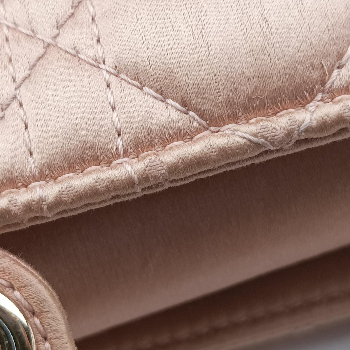 Pre-owned Christian Dior Lady Dior Pink Satin  handbag | stylenewstar