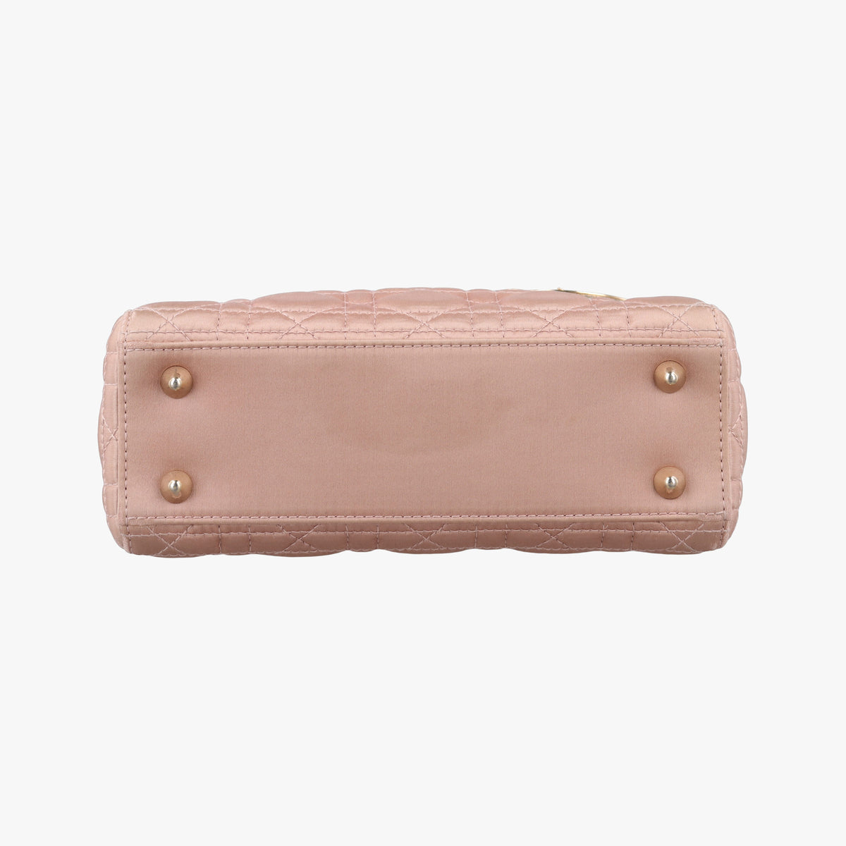 Pre-owned Christian Dior Lady Dior Pink Satin  handbag | stylenewstar