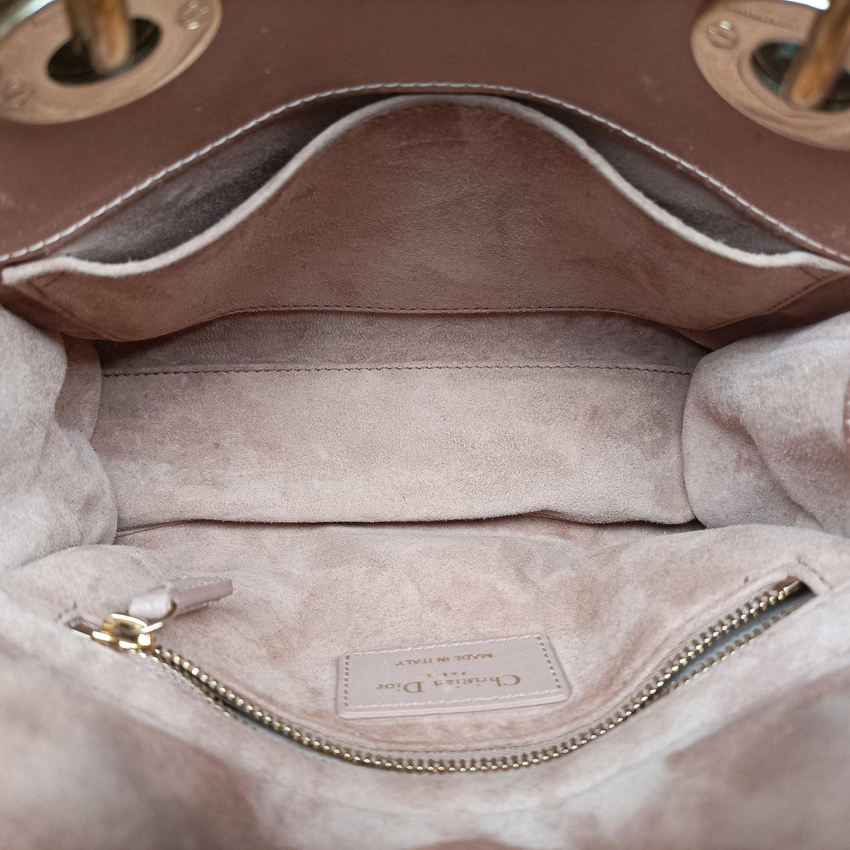 Pre-owned Christian Dior Lady Dior Pink Satin  handbag | stylenewstar