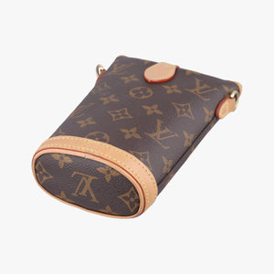 Pre-owned Louis Vuitton Fold Me Pouch Brown Monogram Canvas M80874 crossbodybag | stylenewstar