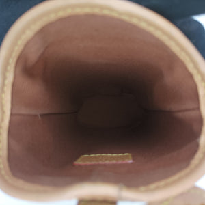 Pre-owned Louis Vuitton Fold Me Pouch Brown Monogram Canvas M80874 crossbodybag | stylenewstar
