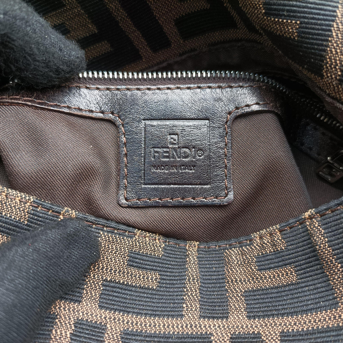 Vintage Fendi Mamma Baguette Brown Canvas×Leather 377526 shoulderbag | stylenewstar