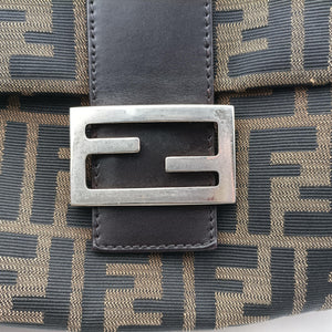 Vintage Fendi Mamma Baguette Brown Canvas×Leather 377526 shoulderbag | stylenewstar
