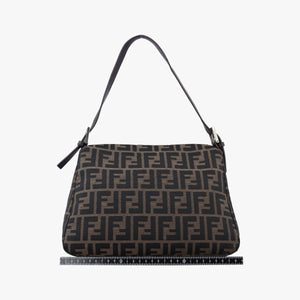 Vintage Fendi Mamma Baguette Brown Canvas×Leather 377526 shoulderbag | stylenewstar