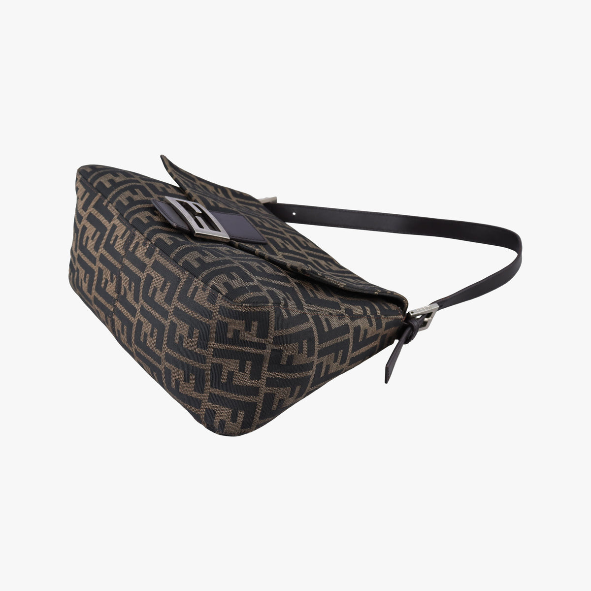 Vintage Fendi Mamma Baguette Brown Canvas×Leather 377526 shoulderbag | stylenewstar