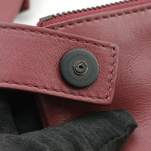 Pre-owned Bottega Veneta Cross Bag Red lambskin  shoulderbag | stylenewstar