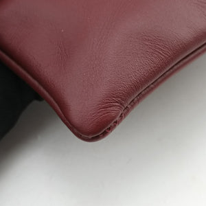 Pre-owned Bottega Veneta Cross Bag Red lambskin  shoulderbag | stylenewstar