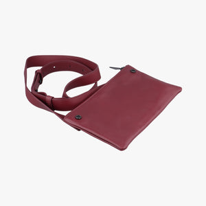 Pre-owned Bottega Veneta Cross Bag Red lambskin  shoulderbag | stylenewstar