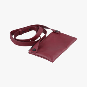 Pre-owned Bottega Veneta Cross Bag Red lambskin  shoulderbag | stylenewstar