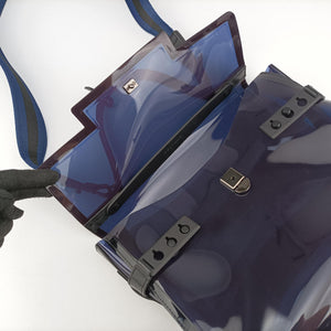 Vintage Delvaux Tempete Purple Vinyl  shoulderbag | stylenewstar