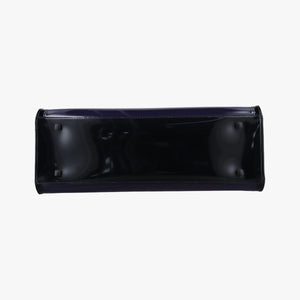 Vintage Delvaux Tempete Purple Vinyl  shoulderbag | stylenewstar