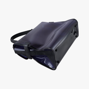 Vintage Delvaux Tempete Purple Vinyl  shoulderbag | stylenewstar