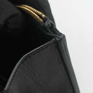 Pre-owned Yves Saint Laurent KATE Black Leather 452159 shoulderbag | stylenewstar