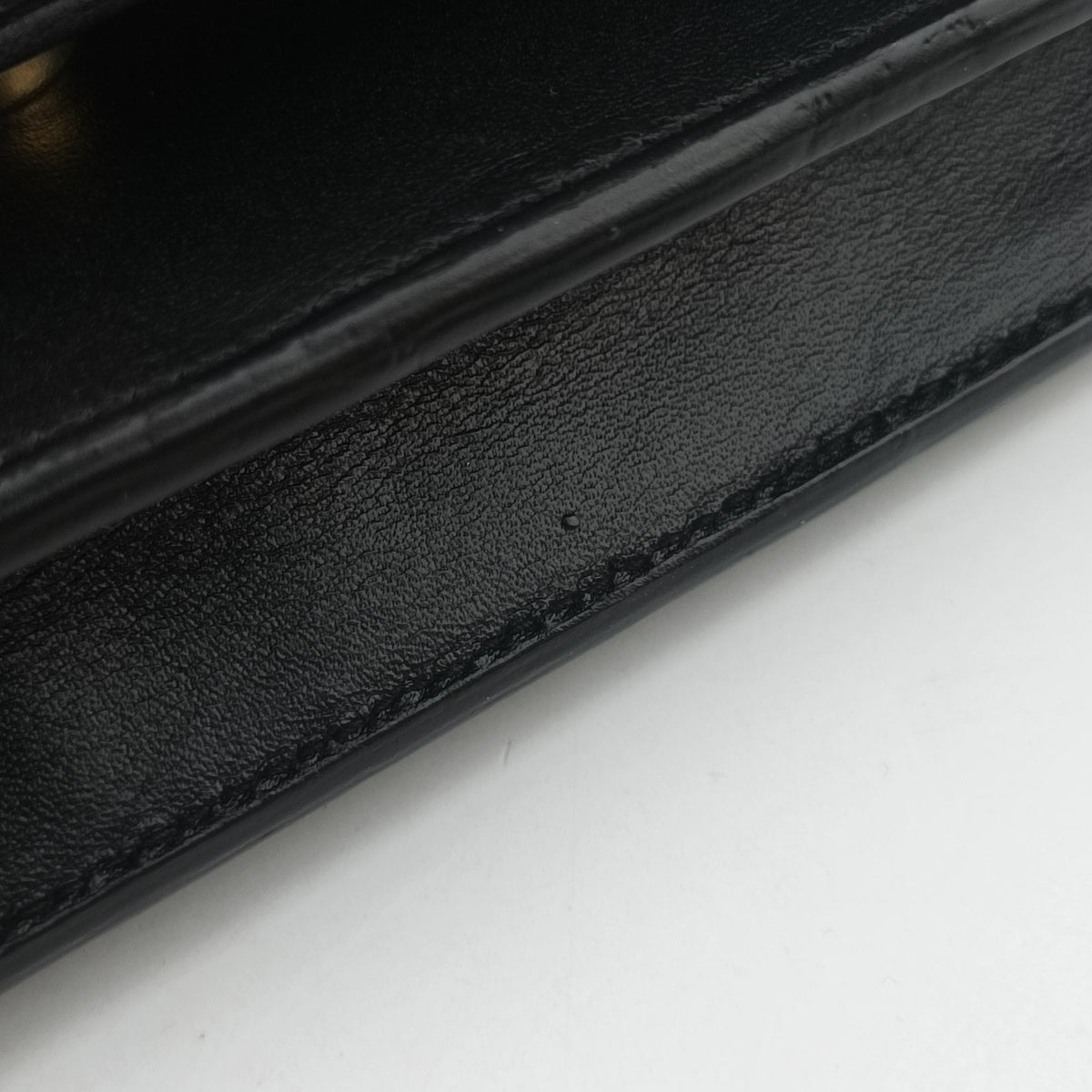 Pre-owned Yves Saint Laurent KATE Black Leather 452159 shoulderbag | stylenewstar
