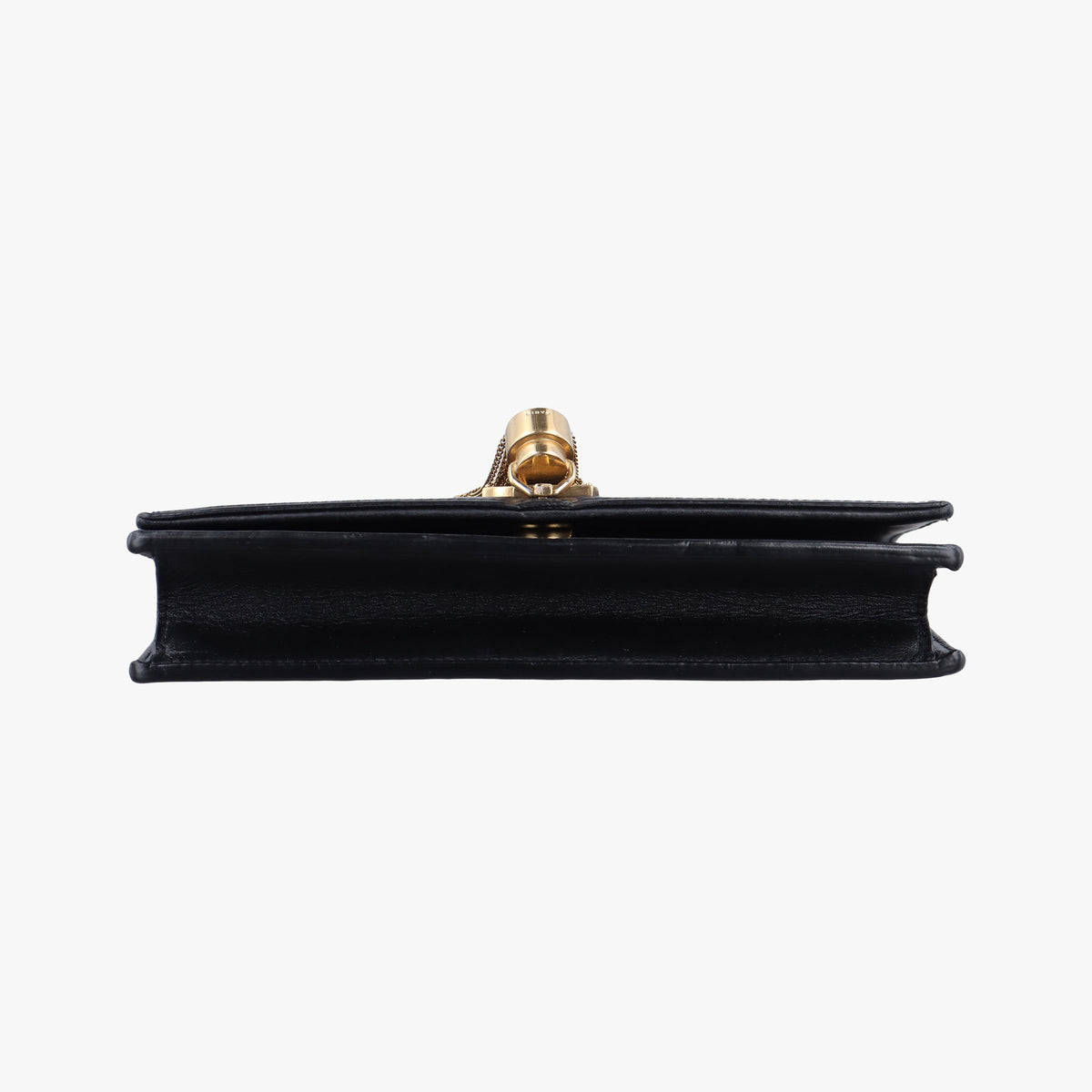 Pre-owned Yves Saint Laurent KATE Black Leather 452159 shoulderbag | stylenewstar