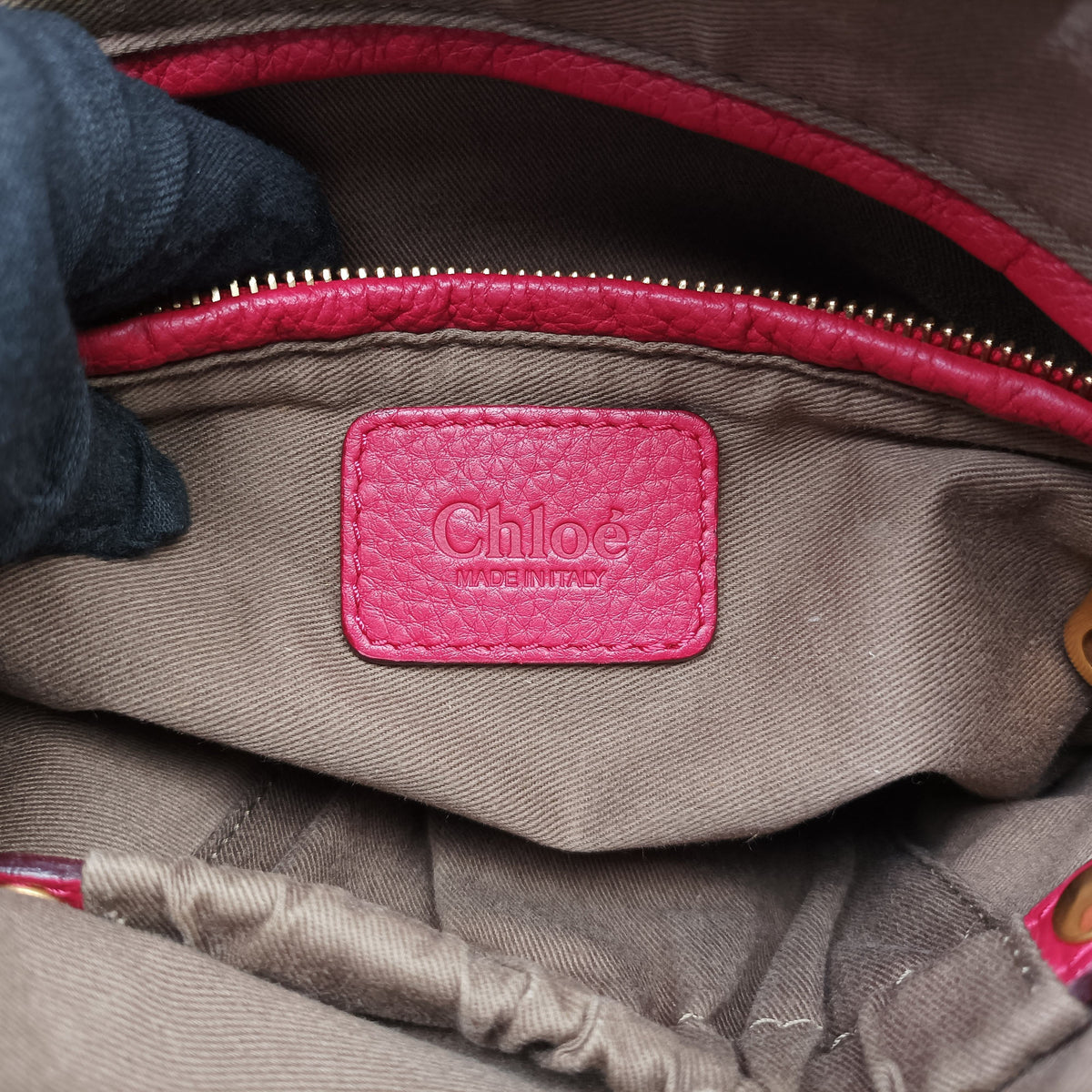 Pre-owned Chloe Mercy Red Leather  shoulderbag | stylenewstar