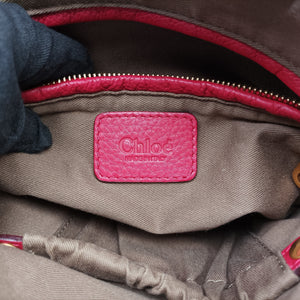 Pre-owned Chloe Mercy Red Leather  shoulderbag | stylenewstar