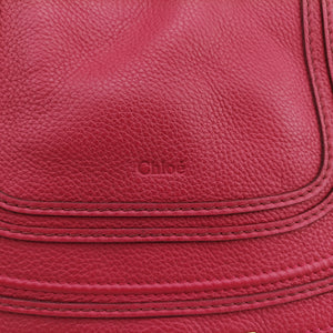 Pre-owned Chloe Mercy Red Leather  shoulderbag | stylenewstar