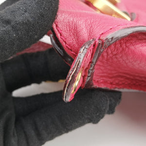 Pre-owned Chloe Mercy Red Leather  shoulderbag | stylenewstar