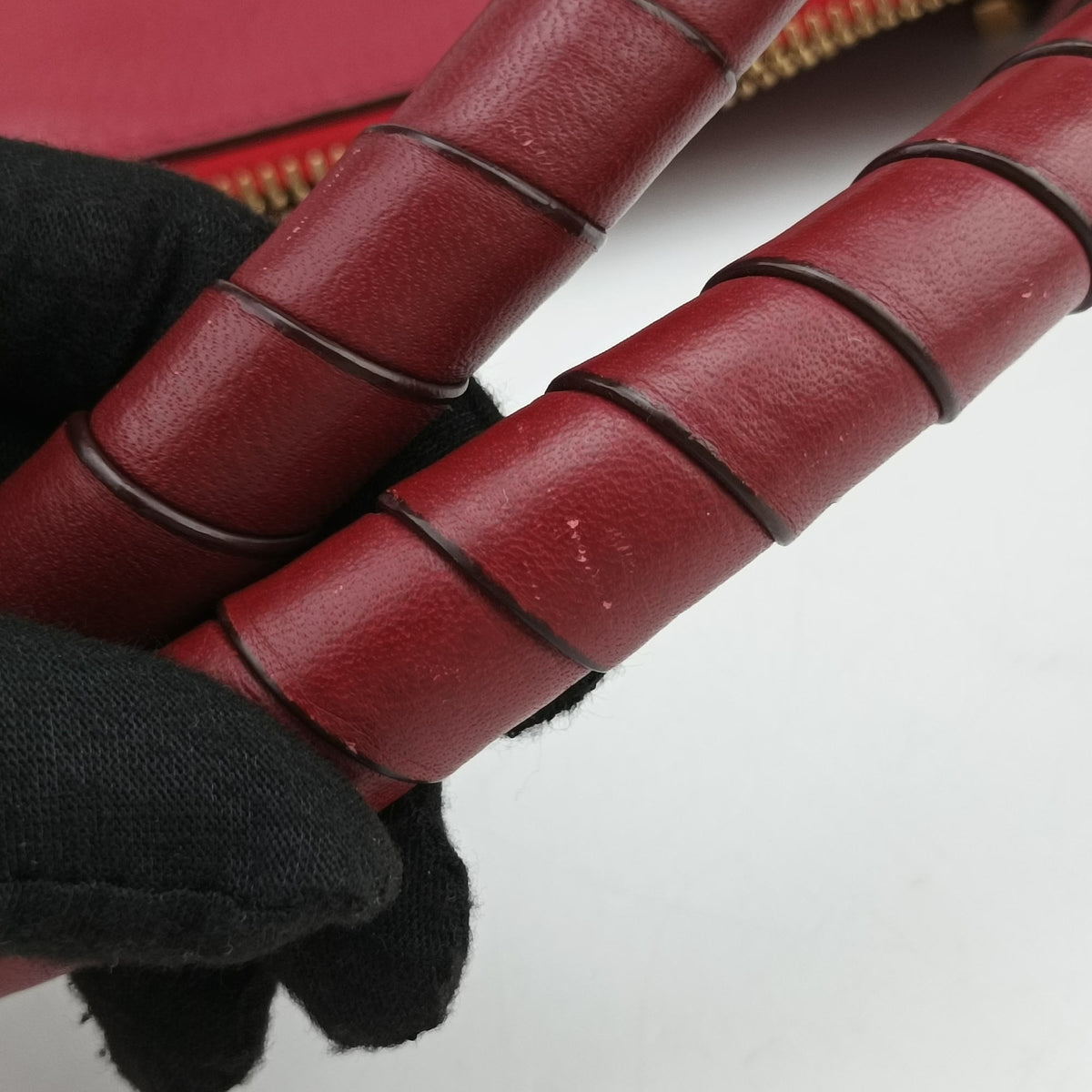 Pre-owned Chloe Mercy Red Leather  shoulderbag | stylenewstar