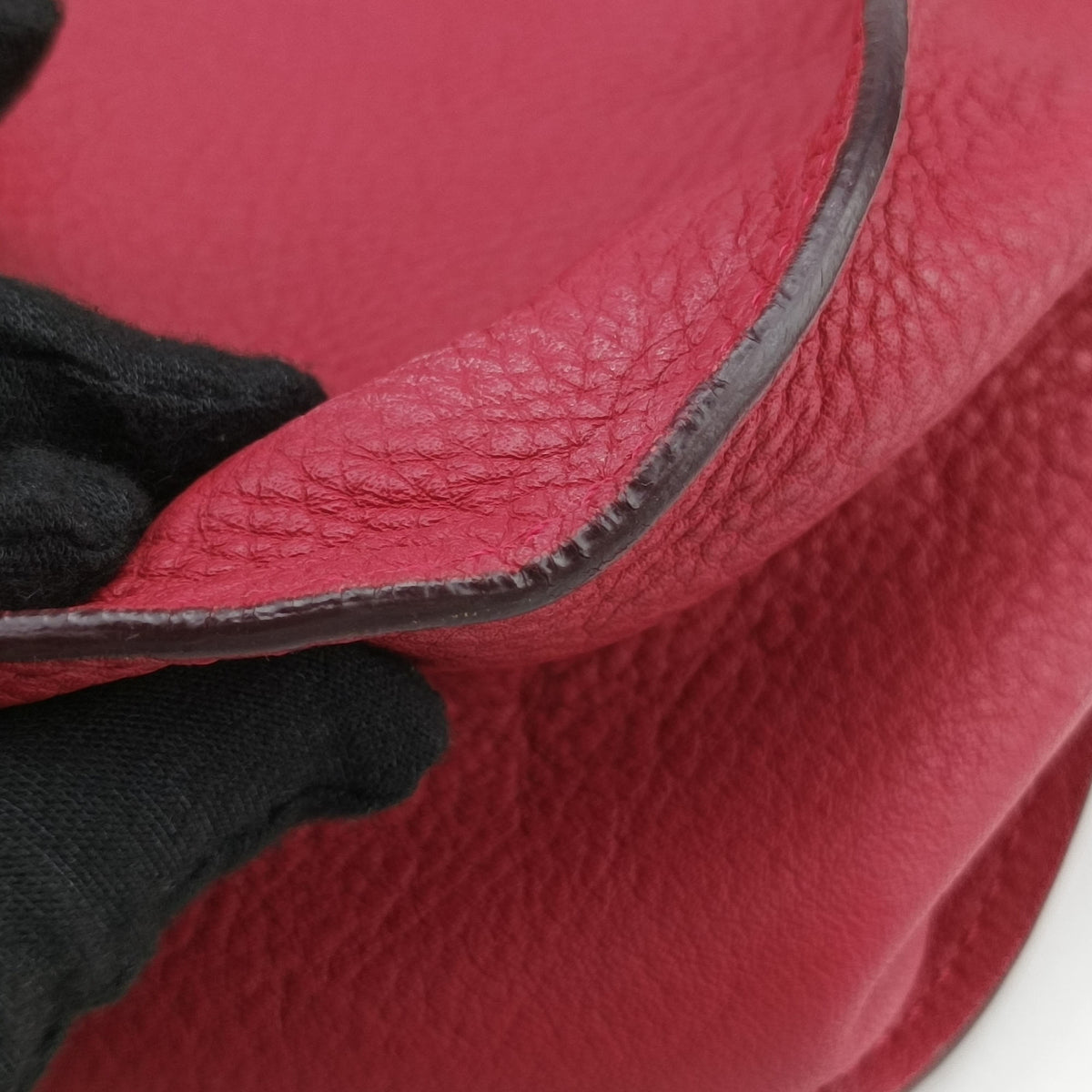 Pre-owned Chloe Mercy Red Leather  shoulderbag | stylenewstar
