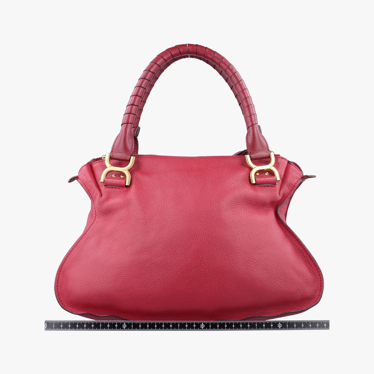 Pre-owned Chloe Mercy Red Leather  shoulderbag | stylenewstar