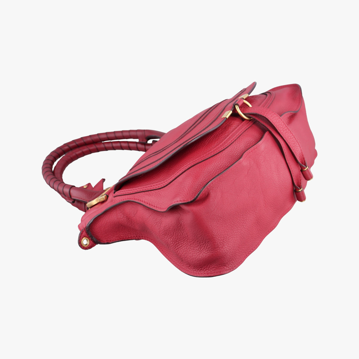 Pre-owned Chloe Mercy Red Leather  shoulderbag | stylenewstar