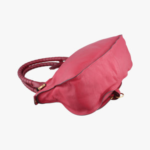 Pre-owned Chloe Mercy Red Leather  shoulderbag | stylenewstar