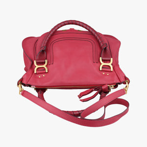 Pre-owned Chloe Mercy Red Leather  shoulderbag | stylenewstar
