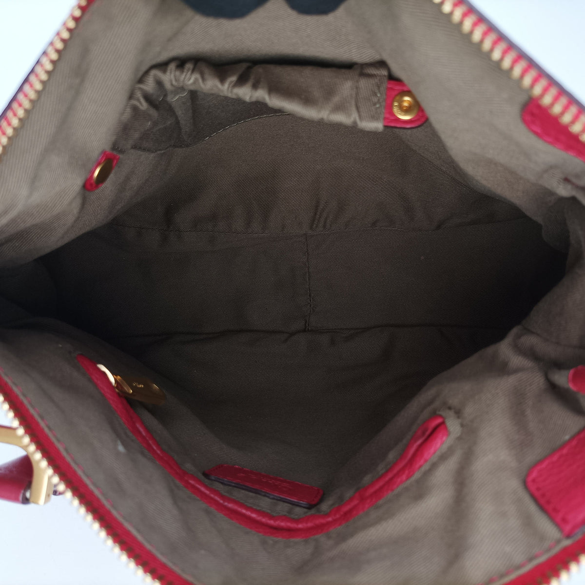 Pre-owned Chloe Mercy Red Leather  shoulderbag | stylenewstar