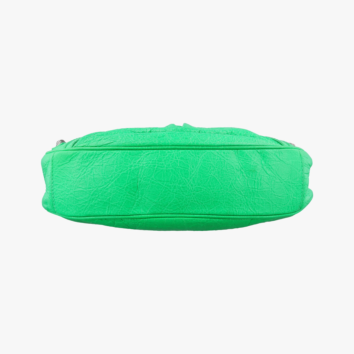 Pre-owned Balenciaga Le Cagole Green lambskin  shoulderbag | stylenewstar