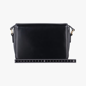 Pre-owned Celine Triomphe Black Leather  shoulderbag | stylenewstar